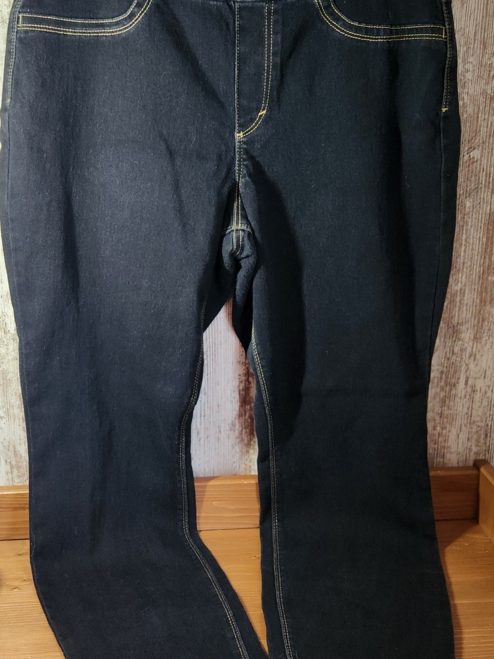 lei Dark Blue Jeggings Stitching Detail Size XL
